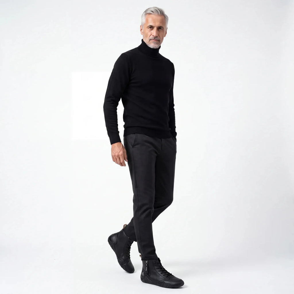 Chaussures Pieds-Nus Zippées Zero-Drop Cuir Vegan Déperlantes